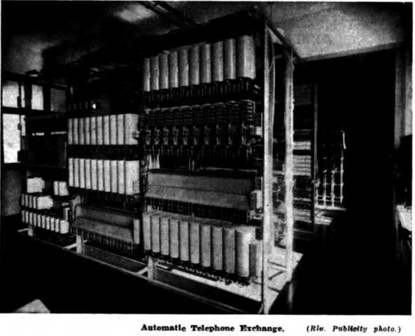 Automatic phone exchange