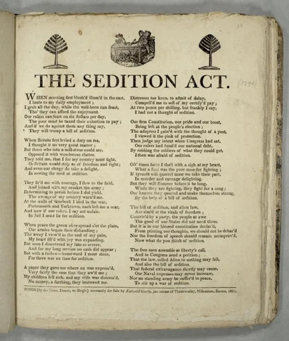 The Alien and Sedition Acts