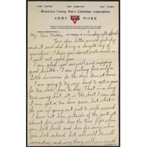 He reached a Port he was stationed at