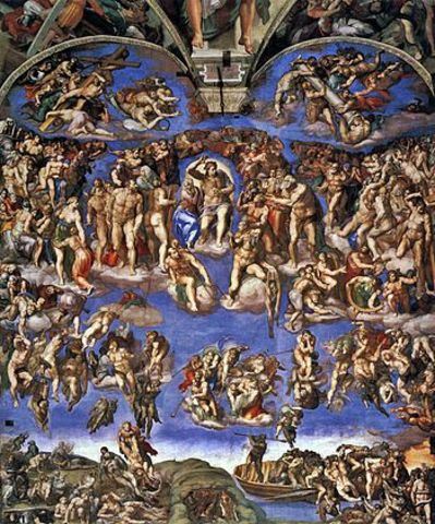 Michelangelo Bonarroti, Last Judgement (High Renaissance)