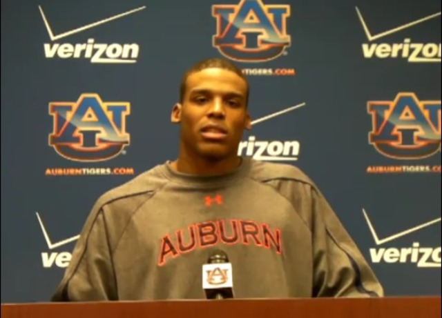Cam Newton signs scholarship with Auburn