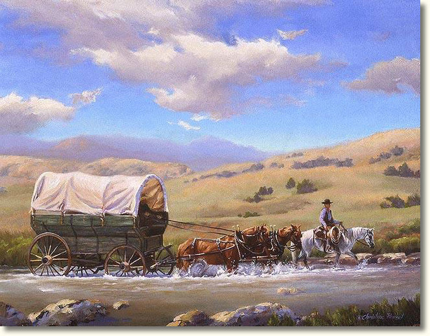 Westward expansion begins