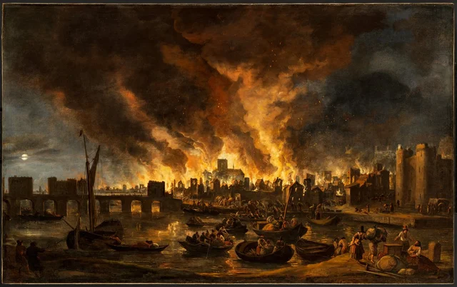 The Great Fire of London.