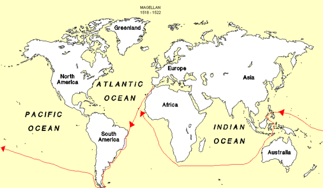 First circumnaviagation of the World (1519-1522)