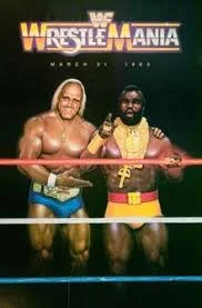 Hulk Hogan and Mr. T battle Paul Orndorff and Roddy Piper.