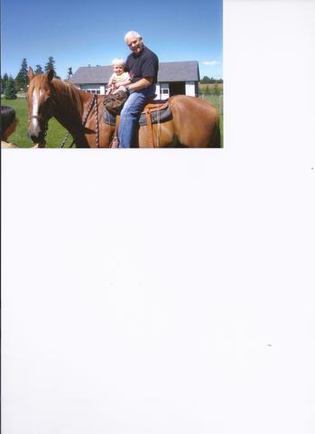 Horseback Riding with Grandpa & Jet on the Farm