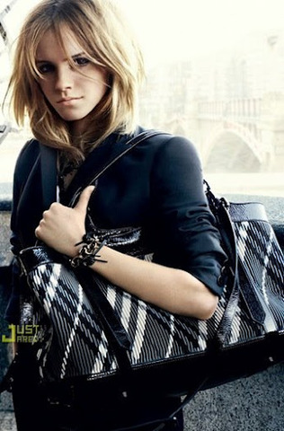 Emma Started modelling for Burberry's Autumn/Winter campaign!