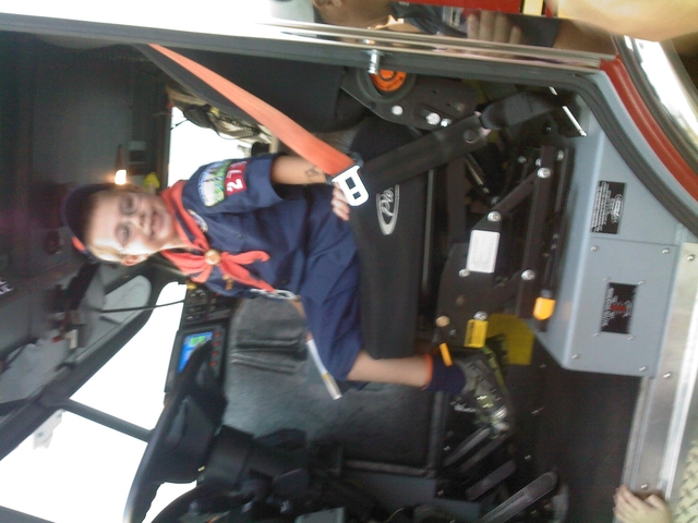 Cub Scouts at Firehouse