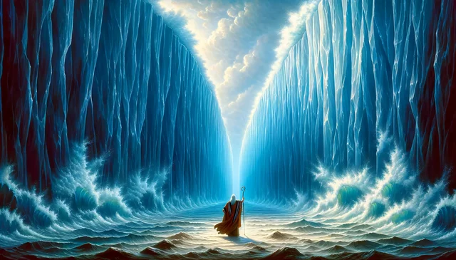 God Parts the Red Sea