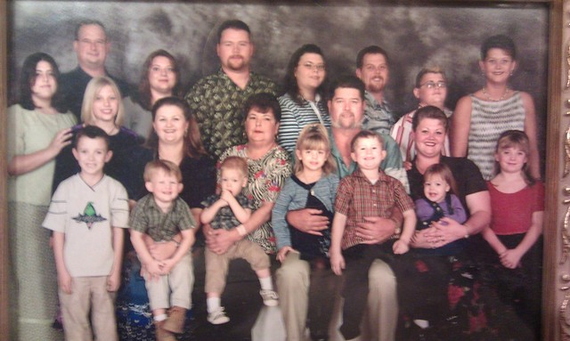 my mom and step dad were married. Our family doubled