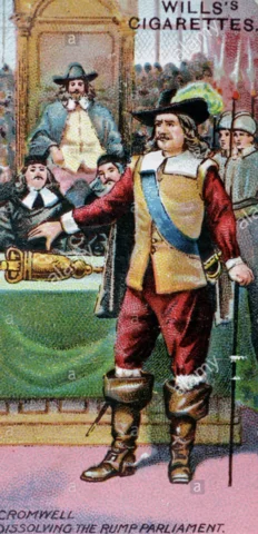 Cromwell dissolved the Parliament