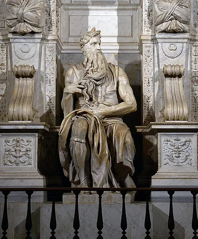 The statue of Moses