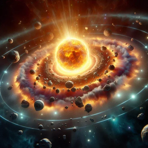 La formación del sistema solar