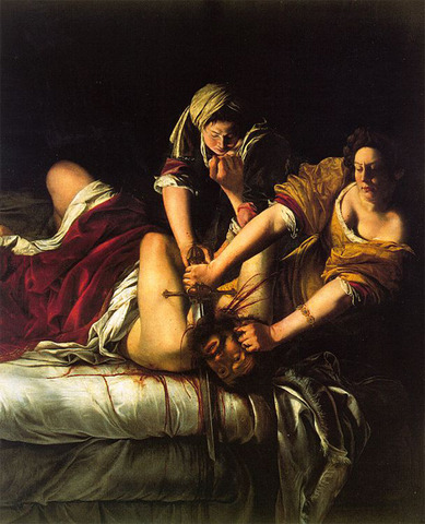 Artemisia Gentileschi, Judith Slaying Holofernes (Southern Baroque)