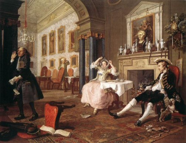 Hogarth, Breakfast Scene (Rococo)