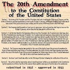 20th Amendment