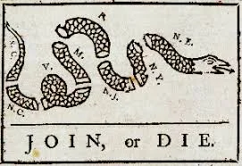 join or die snake political cartoon