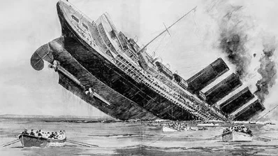 Lusitania Sunk