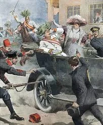 The assassination of Archduke Ferdinand