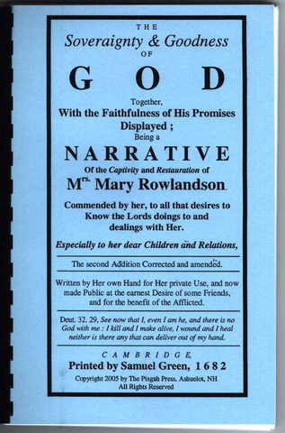 Mary's Narrative captivity