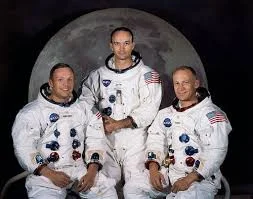 American Astronauts Land on the Moon