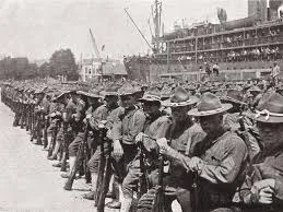 First US troops on France