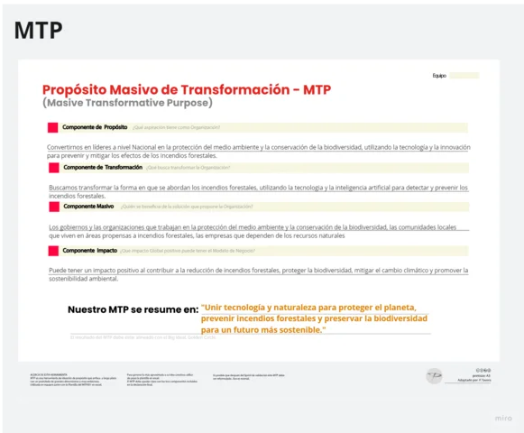 PROPOSITO MASIVO DE TRANSFORMACION - MTP