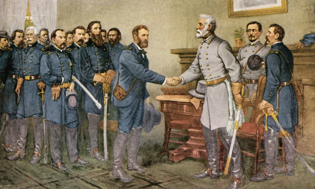 General Robert E. Lee surrenders