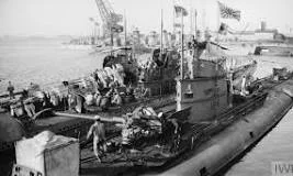 Germany begins naval blockade of Great Britain.