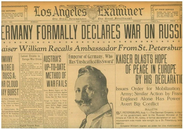 Germany strikes first