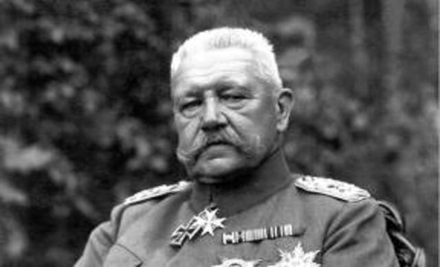 Hitler succeeds in ailing Hindenburg.
