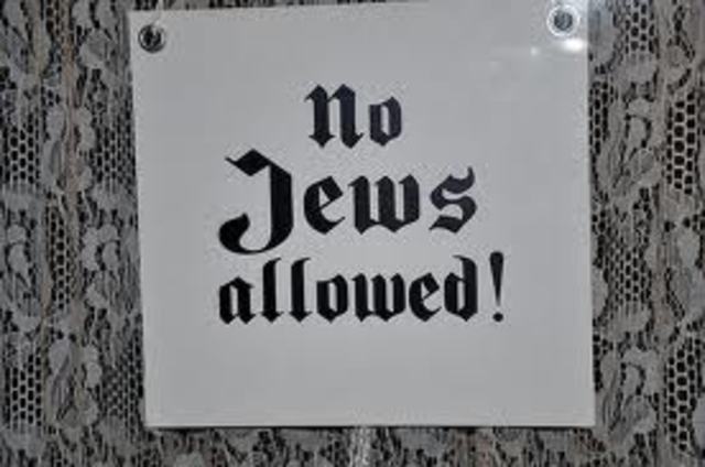 The Rights of Jews are Taken Away
