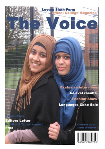 Preliminary Task- College Magazine