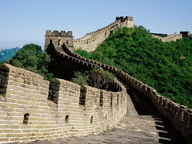 Great Wall of China in the North