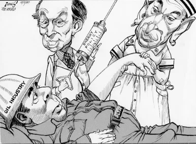 The NEP (National Energy Program) is implemented