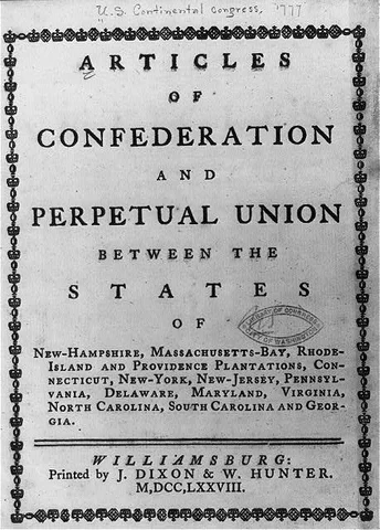 Articles of Confederation