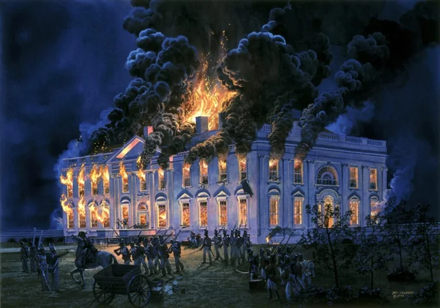 Fire at the White House