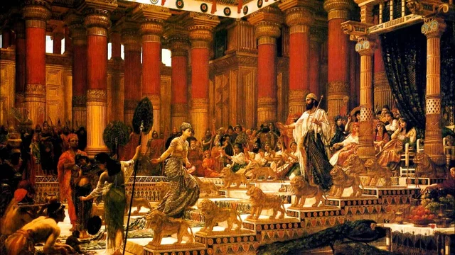 the arrival of the queen of sheba