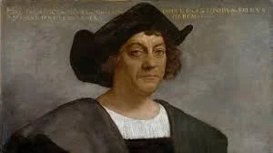 Columbus sails to W. indies