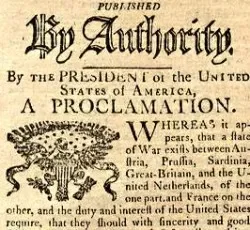 Proclamation Of Neutrality