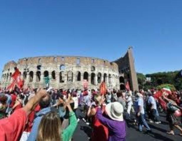 Italia, huelga genral