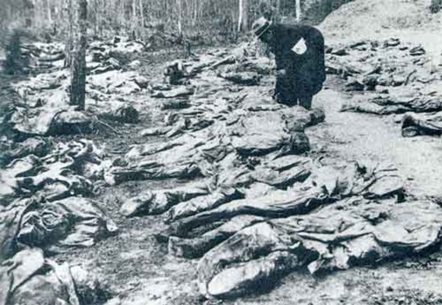 Katyn Massacre in April and May 1940