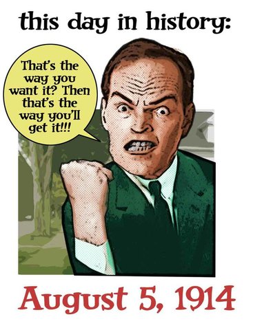 Austria Hungary declares war on russia