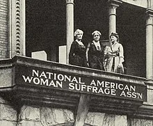 Formation of National Woman Suffrage Association