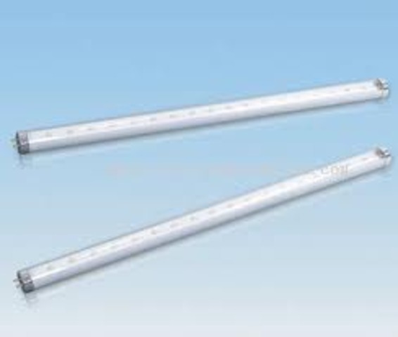 First Flourescent Lamp