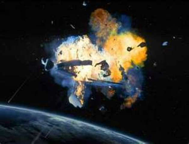 Space Shuttle Columbia Destroyed
