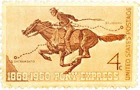 Pony Express Begins