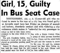 Appeal of Claudette Colvin's Guilty Verdict