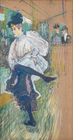 Jane Avril ballant
