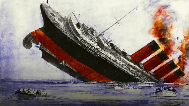 Lusitania sinking